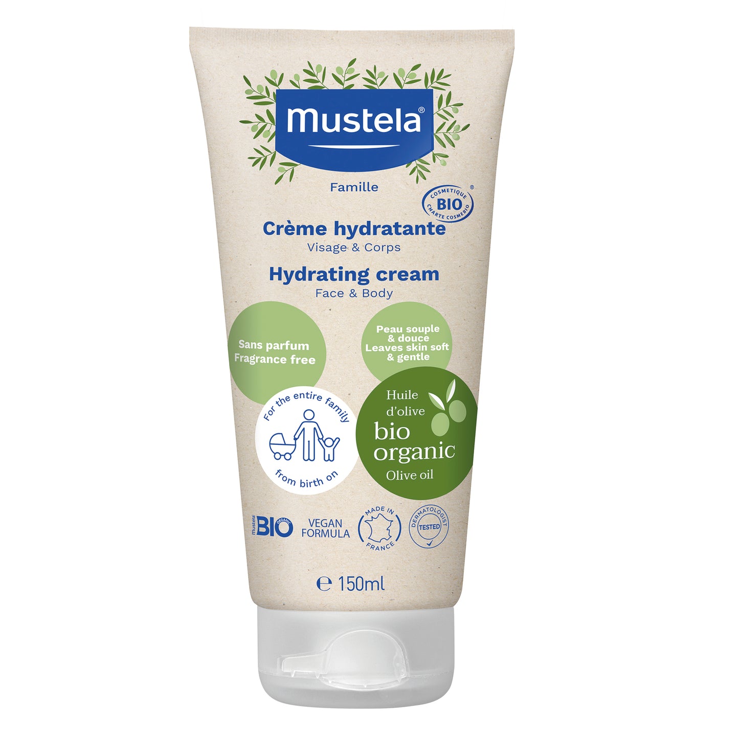 Organic Face and Body Hydrating Cream